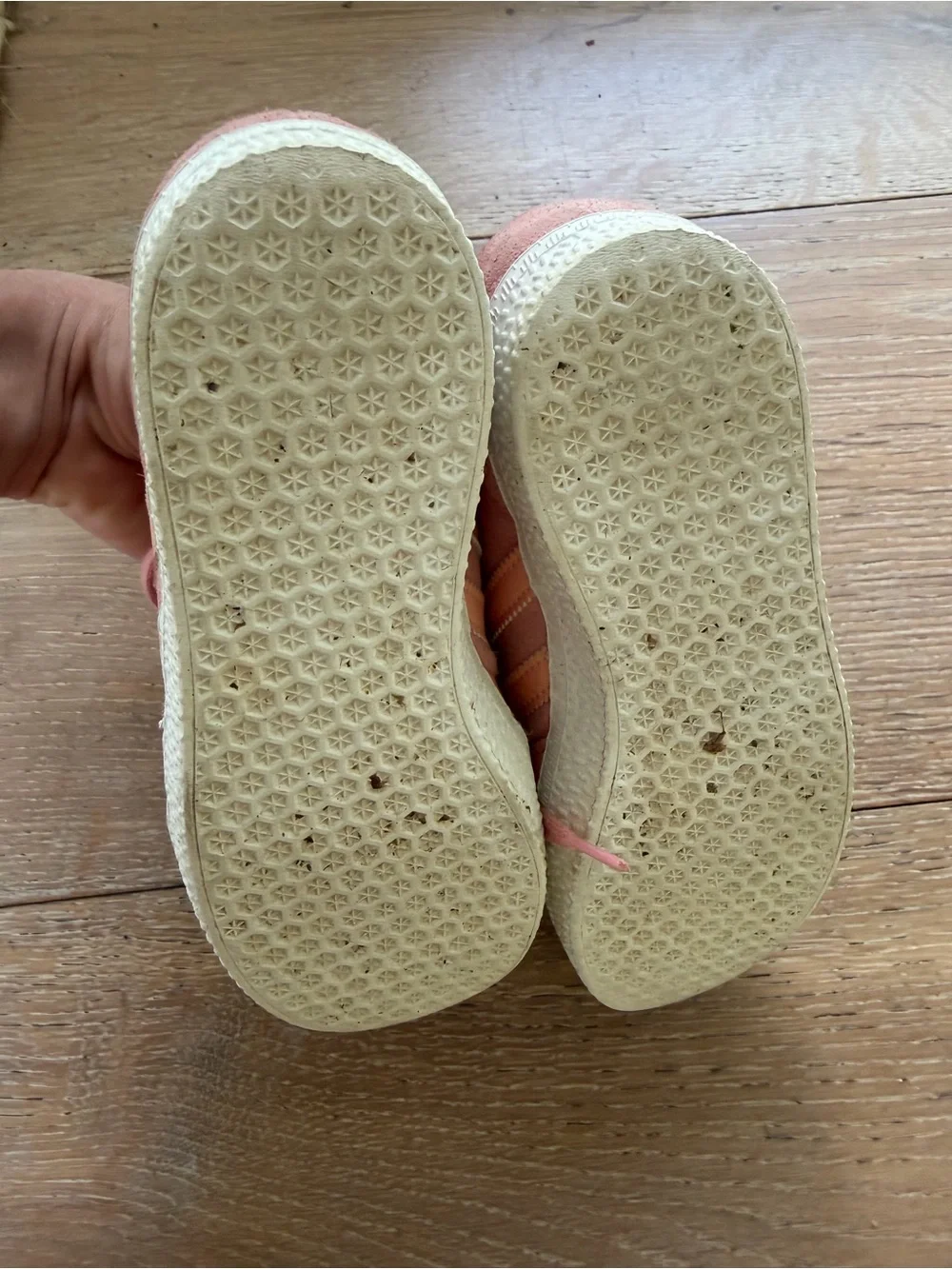 adidas kids gazelle Pink Suede Low-Top Sneakers